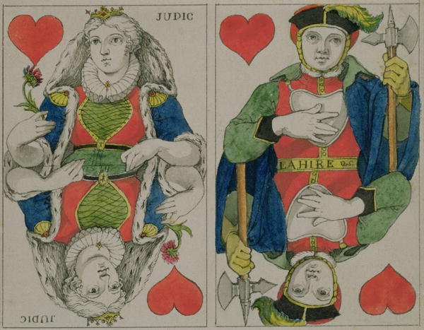 Design for playing cards, c.1810