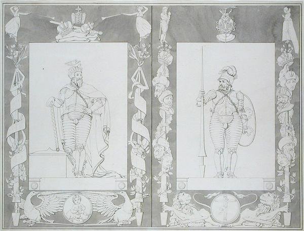 Charlemagne 742-814 and Heymon, 1804-5