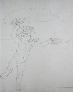 Genie with a Rose, a study for The Morning, 1803