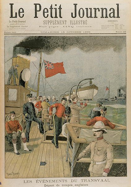 Events in the Transvaal Departure of the English troops for South Africa, from Le Petit Journal, 15th October 1899