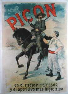 Poster advertising Picon, Spanish aperitif, 1892