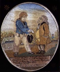 The Sailor and Banker, after a caricature pub. 1799