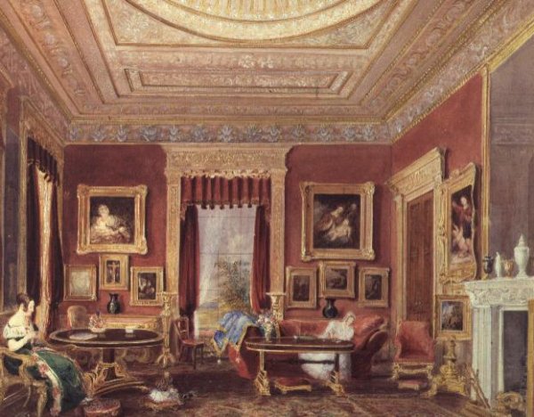 The Drawing Room, Leigh Court, Bristol, c.1840