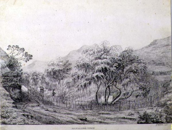 Napoleons Tomb at Longwood on the Island of St. Helena, 1821