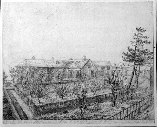 A View of the Orchard at the West of Longwood House on the Island of St. Helena, c.1821