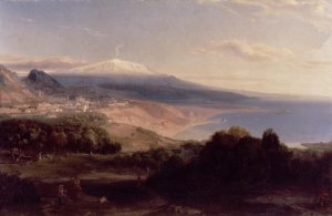 Taormina and Etna, c.1840