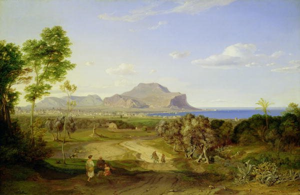 View over Palermo, 1828