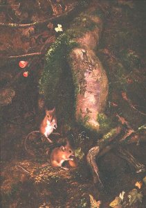 Field Mice at the Foot of a Tree 1876