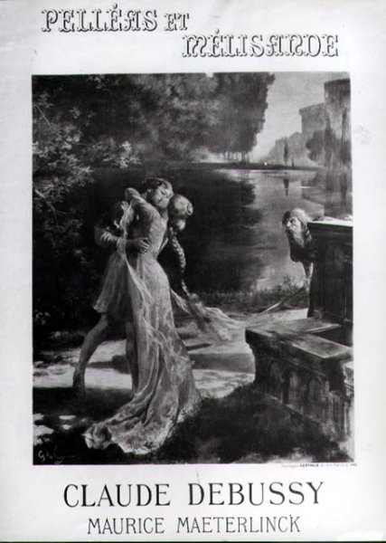 Frontispiece to Pelleas and Melisande, by Claude Debussy 1862-1918 and Maurice Maeterlinck 1862-1949