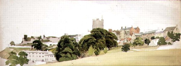 A View of Richmond Castle, Yorkshire, c.1860