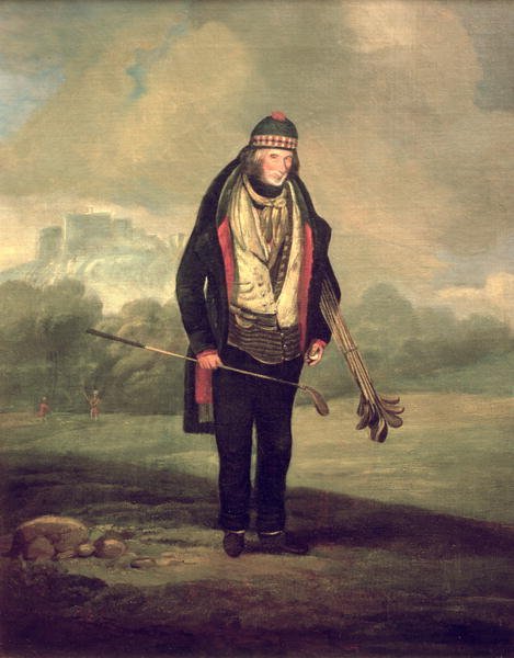 Caddie Willie at Bruntsfield, Edinburgh, 1824