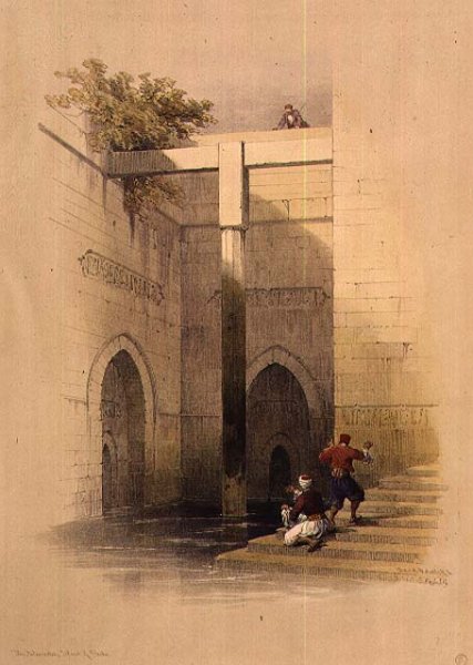 The Nileometer on Al-Rawdah Island, Cairo, from Egypt and Nubia, Vol.3