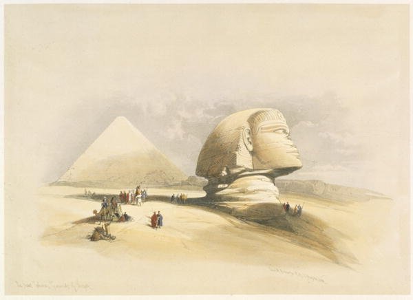 The Great Sphinx and the Pyramids of Giza, from Egypt and Nubia, Vol.1