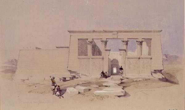 Temple at Wady Dabod, Nubia 1849