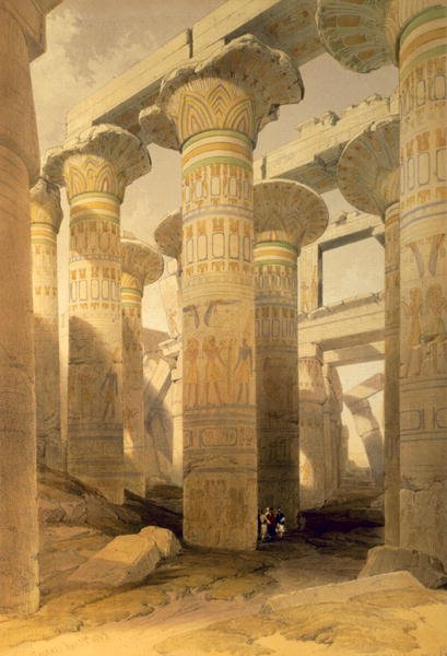 Hall of Columns, Karnak, from Egypt and Nubia, Vol.1