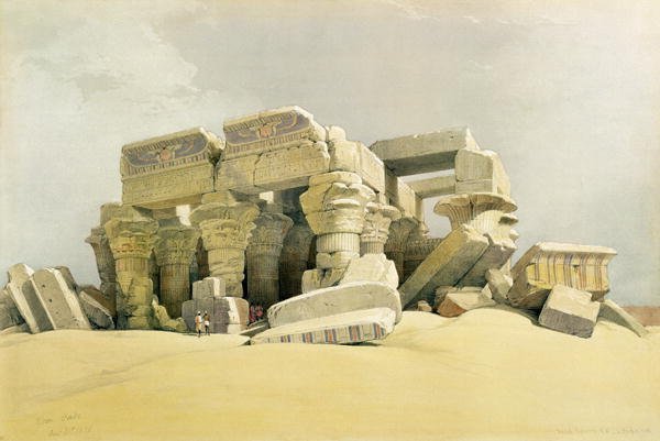 Ruins of the Temple of Kom Ombo, from Egypt and Nubia, Vol.1