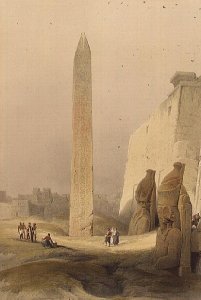 Obelisk at Luxor, from Egypt and Nubia, Vol.1