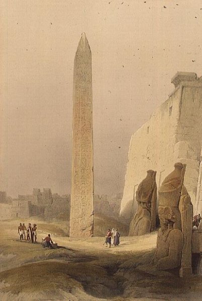 Obelisk at Luxor, from Egypt and Nubia, Vol.1