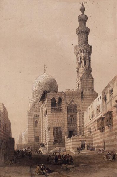 Tomb of Sultan Qayt-bay in the Eastern Cemetery, or Tombs of the Caliphs, Cairo, 1472-74, from Egypt and Nubia, Vol.3