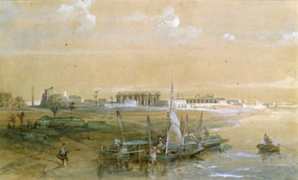 Luxor on the Nile, 1839