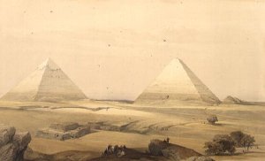 The Pyramids of Giza, from Egypt and Nubia, Vol.1