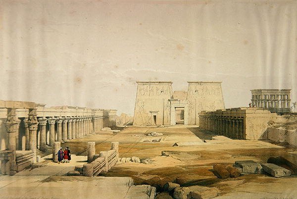 Grand Approach to the Temple of Philae, Nubia, from Egypt and Nubia, Vol.1