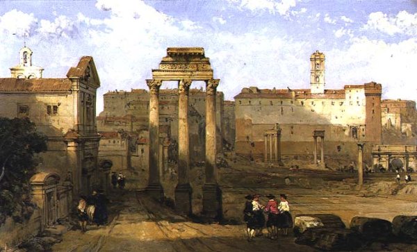 The Forum, Rome, 1859