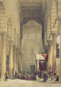 Interior of the Mosque of the Metwalys, Cairo, from Egypt and Nubia, Vol.3