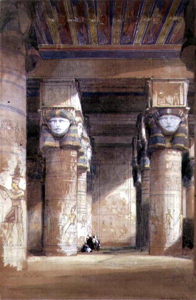 Dendera ancient Tentyris, 1838