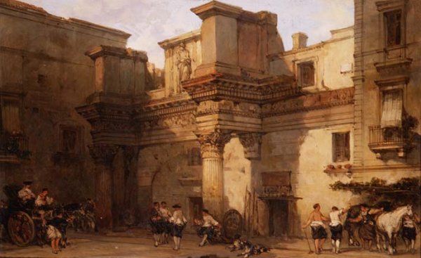 The Palace of Minerva, Rome, 1859