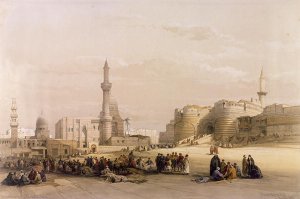 The Entrance to the Citadel of Cairo, from Egypt and Nubia, Vol.3