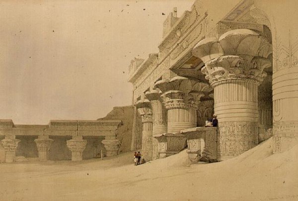 Temple of Horus, Edfu, from Egypt and Nubia, Vol.2