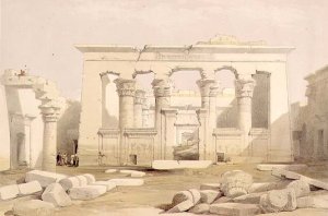 Portico of the Temple of Kalabshah, from Egypt and Nubia, Vol.1