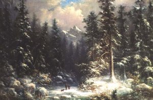 Forest Snow Scene