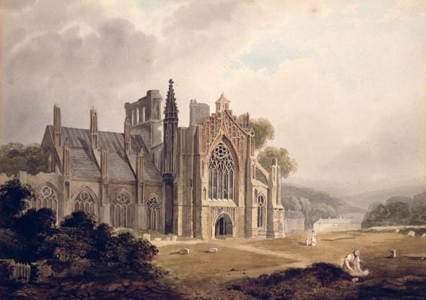 Melrose Abbey, Roxburghshire