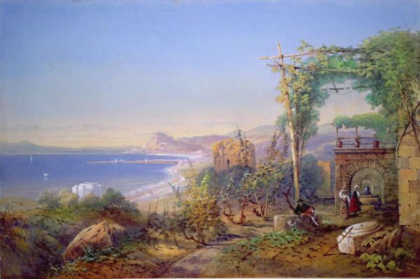 Castille and the Bay of Baia, Pozzuoli, 1866