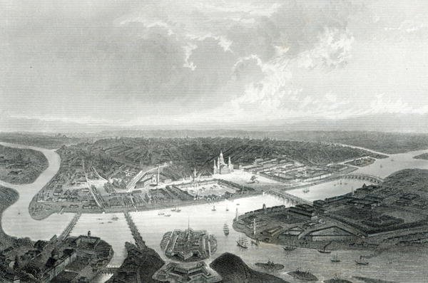 St.Petersburg, engraved by S.Bradshaw, c.1860