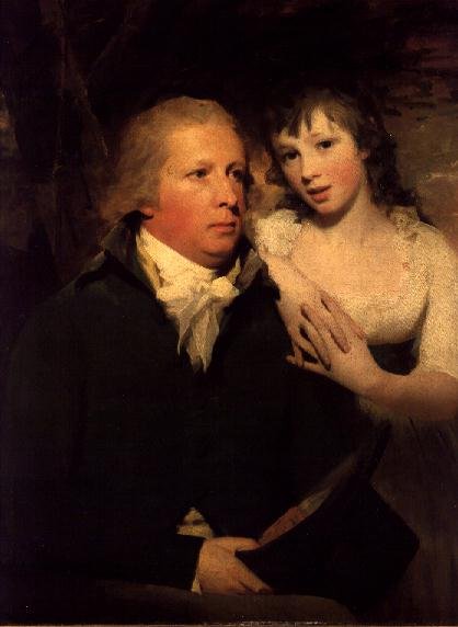 Sir Alexander Don with his daughter Elizabeth