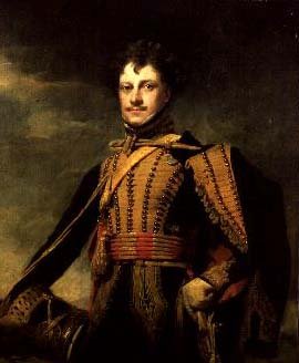 Lt. Col. Sir John James Fraser in Hussar uniform