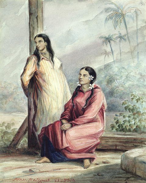 Two Tahitian Women, c.1841-48