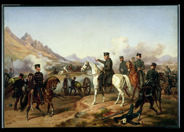 General Zachary Taylor at the Battle of Buena Vista in 1847