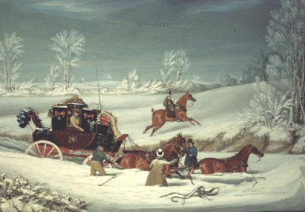 Mail Coach in the Snow