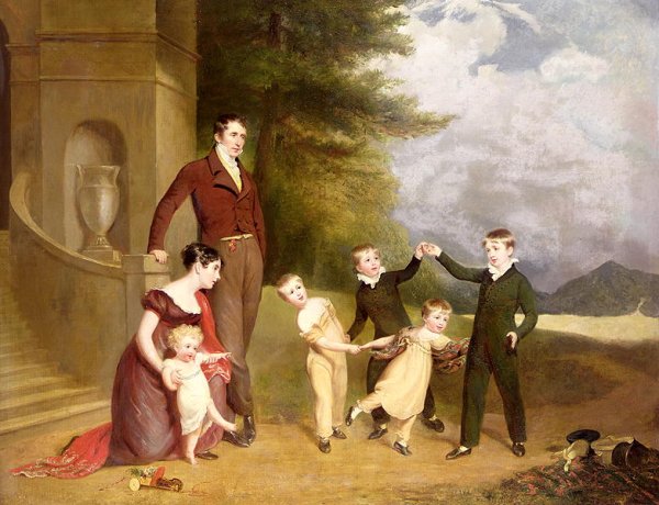 Portrait of George Granville Leveson-Gower and his Family