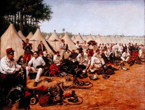 French Military Encampment, 1905