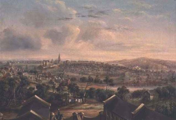 Sydney from Woolloomooloo, 1849