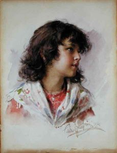 Head of a Girl, 1886