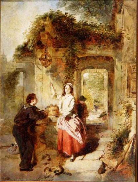 Courting at the Well, 1862