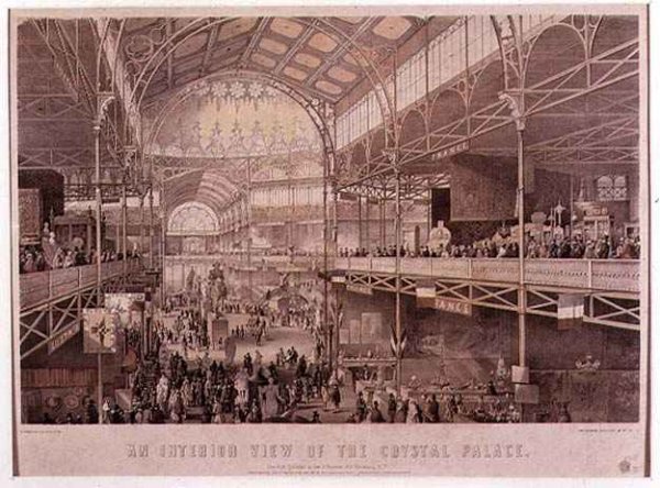 The Interior of the New York Crystal Palace, pub. by Endicott and Co., New York, 1855