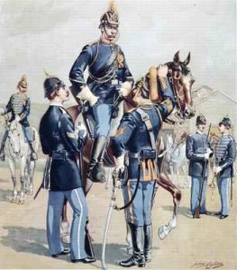 Uniforms of the American army 1858-61 published by GH Buek and Company 1885