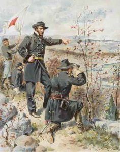 General Sherman at Kenesaw Mountain during the Battle of Allatoona Pass 4th October 1864